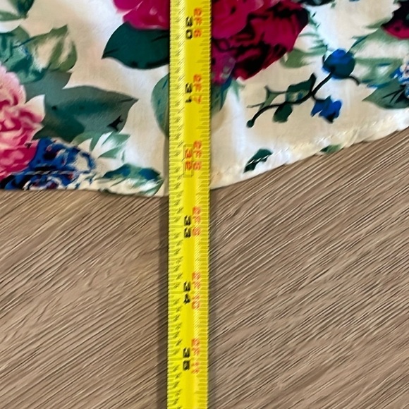 Umgee Women's Dress Small White Bohemian Oversized Floral Cottagecore Prairie - Picture 14 of 14